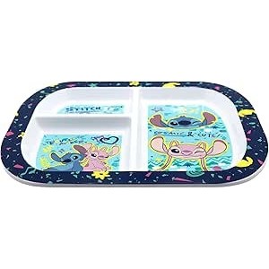 Plato infantil dividido de...
