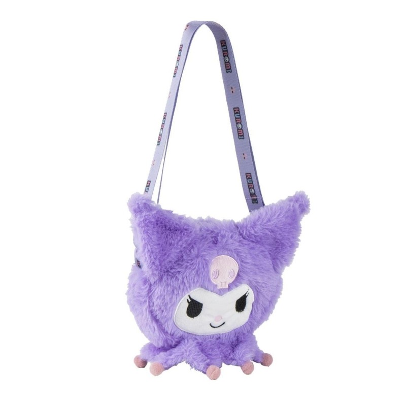 Bolso Peluche Kuromi 14x12x4cm.