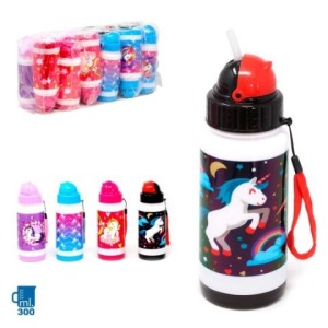 Botella Con Tapa Pajita...